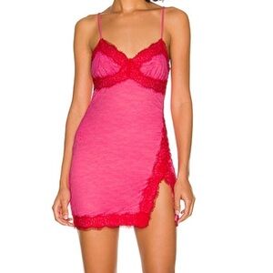 h:ours Caira Colorblock Mini Dress